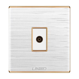 Uni White TV Socket