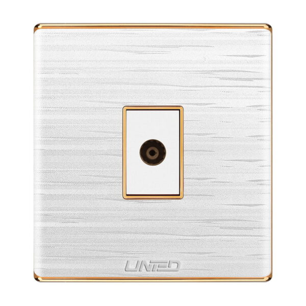 Uni White TV Socket