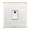 Uni White Telephone Socket