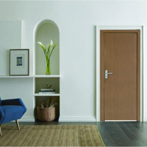 Wooden Texture Door SMART ECO WOOD TOILET & BELCONY DOOR Bedroom door, Main door- Owk Wood Light