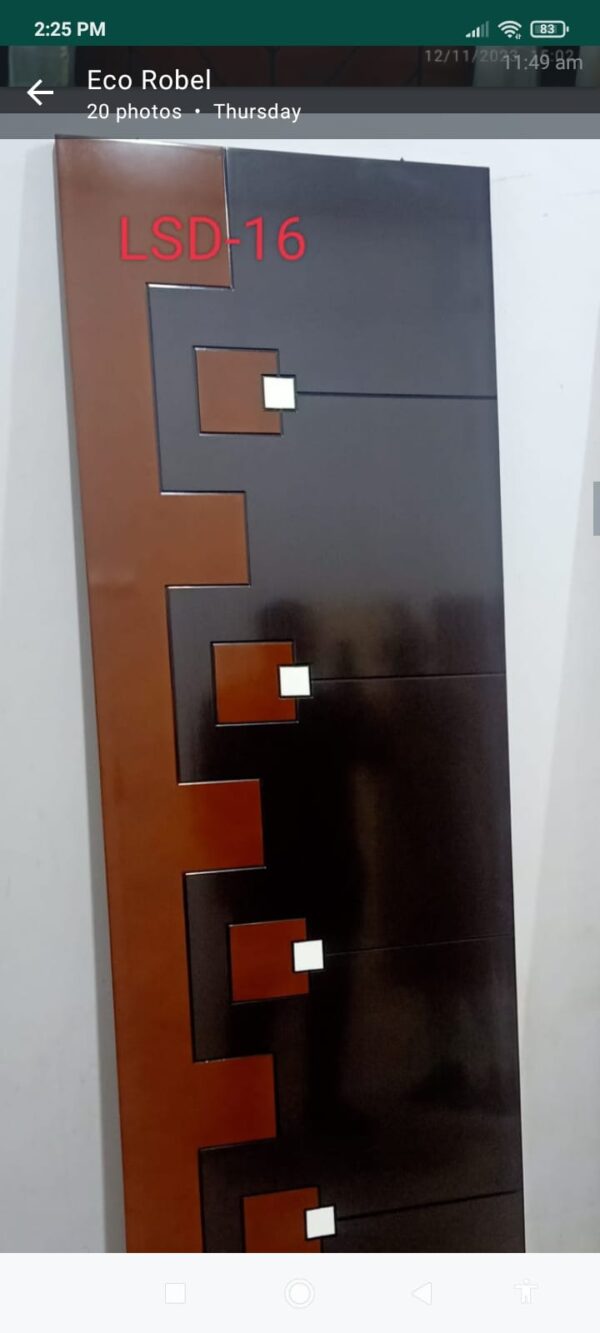 Premium Complete Door Lacquer door Smart eco wood Toilet & Balcony, Bedroom, Main door - Image 11