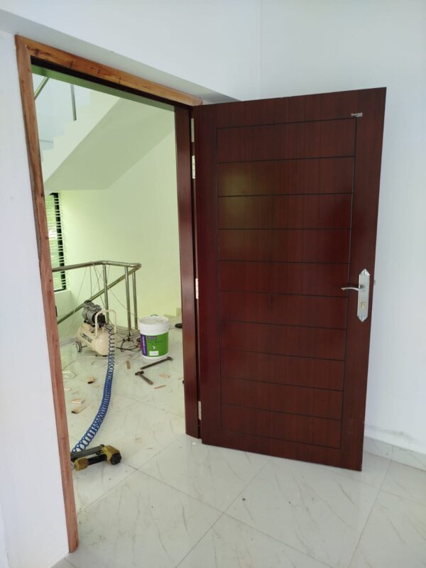 Lacquer door Toilet & Balcony- 84''x30''x4''x30mm (smart eco door) without accessories, (Frame+Panel) - Image 4