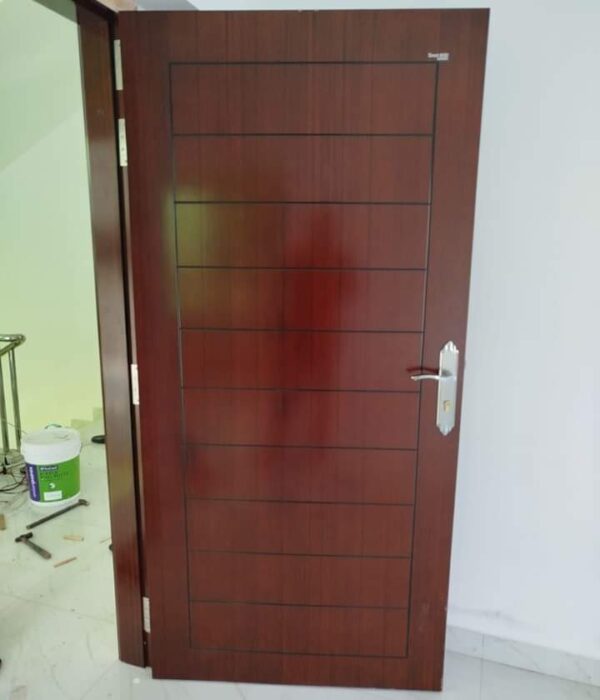 Lacquer door Toilet & Balcony- 84''x30''x4''x30mm (smart eco door) without accessories, (Frame+Panel)