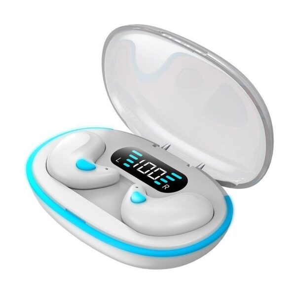 Homel X55 TWS Wireless Bluetooth Earbuds Painless Wear Ultra Thin Non-in -ear Headphones Handfree Calling Driving Earphones Noise Cancelling Headset with LED Display Charging Box and Microphone - Image 20
