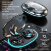 Homel X55 TWS Wireless Bluetooth Earbuds Painless Wear Ultra Thin Non-in -ear Headphones Handfree Calling Driving Earphones Noise Cancelling Headset with LED Display Charging Box and Microphone - Image 11