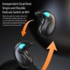 Homel X55 TWS Wireless Bluetooth Earbuds Painless Wear Ultra Thin Non-in -ear Headphones Handfree Calling Driving Earphones Noise Cancelling Headset with LED Display Charging Box and Microphone - Image 15