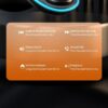 Homel X55 TWS Wireless Bluetooth Earbuds Painless Wear Ultra Thin Non-in -ear Headphones Handfree Calling Driving Earphones Noise Cancelling Headset with LED Display Charging Box and Microphone - Image 18