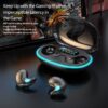 Homel X55 TWS Wireless Bluetooth Earbuds Painless Wear Ultra Thin Non-in -ear Headphones Handfree Calling Driving Earphones Noise Cancelling Headset with LED Display Charging Box and Microphone - Image 9