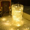 10m 100 led usb পরিচালিত মিনি রঙিন ফেইরি লাইটস ওয়াটারপ্রুফ ক্রিসমাস ডেকোরেশন কালার কপার ওয়্যার স্ট্রিং হলুদ/সাদা - fairy lights for room decoration - Image 4