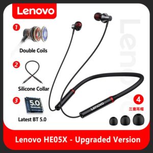 Lenovo HE05 Wireless In-Ear Neckband Earphone