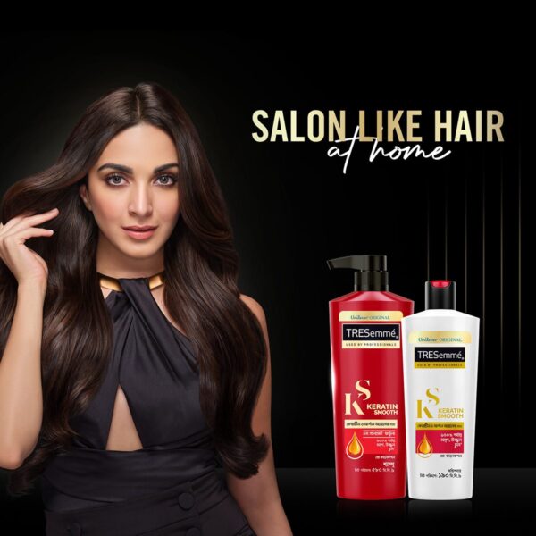 Tresemme Conditioner Keratin Smooth 190ml.ট্রেসেমে কন্ডিশনার কেরাটিন স্মুথ 190 মিলি l - Image 4
