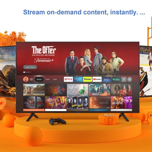 32-Inch LED Smart TV - 4K Supported Android (4GB RAM and 8GB ROM) - Image 2