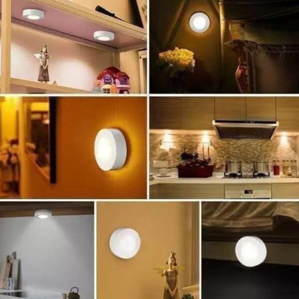 Wireless Motion Sensor LED Night Light USB Rechargeable Wall-Mounted Automatic Body Induction Lamp Energy-saving Bedroom Lamp High Quality - Image 3