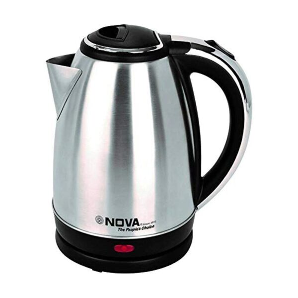 Nova Electric Kettle 1.8L Silver and Black - Image 3