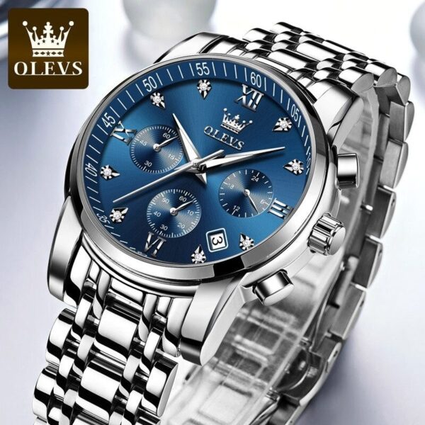European and American Fashionable Stainless Steel Men's Watch