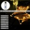 10m 100 led usb পরিচালিত মিনি রঙিন ফেইরি লাইটস ওয়াটারপ্রুফ ক্রিসমাস ডেকোরেশন কালার কপার ওয়্যার স্ট্রিং হলুদ/সাদা - fairy lights for room decoration - Image 2