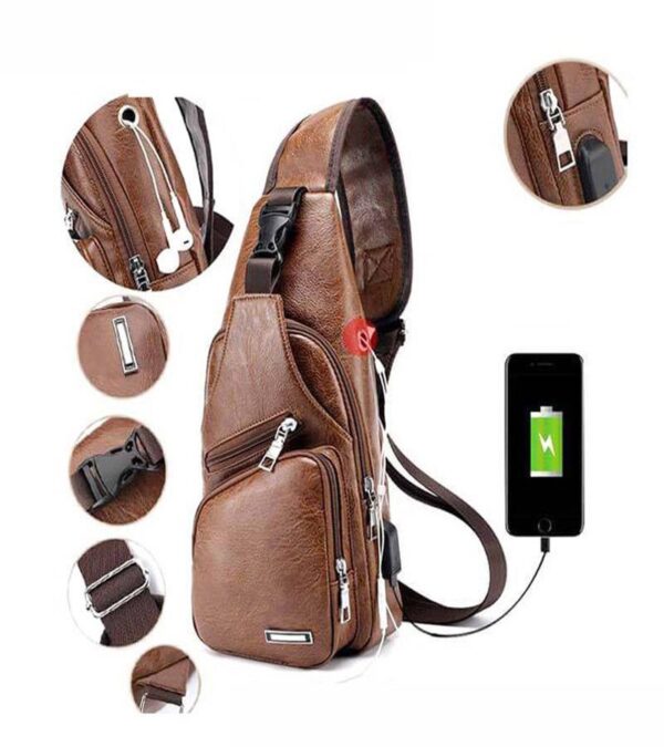 Hardier Unisex Crossbody Backpack - Image 2